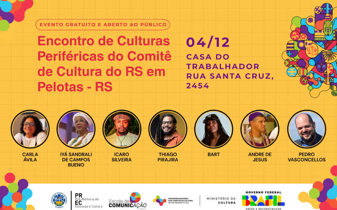 “Encontro de Culturas Periféricas” promove conhecimento e cultura em Pelotas