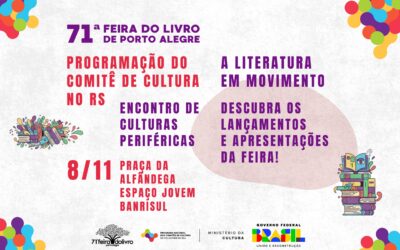 Encontro de Culturas Periféricas valoriza a produção literária dos territórios na Feira do Livro de Porto Alegre