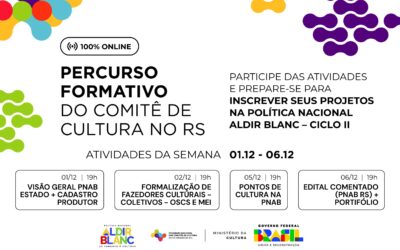 Percurso Formativo do Comitê de Cultura no RS